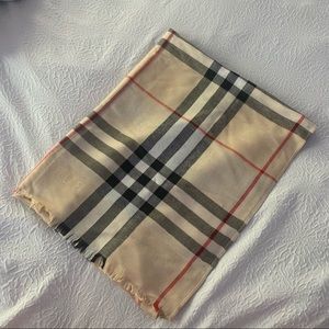 Burberry shimmer scarf